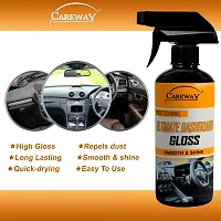 Careway Ultimate Dashboard Gloss /Smooth  Shine/Interior Car Polish and Protectant - Long-Lasting Shine - Non-Greasy Formula -250ml-thumb3