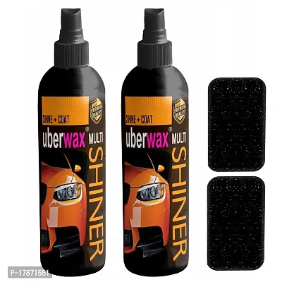 Uberwax Multipurpose Car Shiner and coat Gives Extra Bright Shine 200+200ML