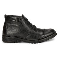 Trendy Leather Black Heel Boot For Men-thumb2
