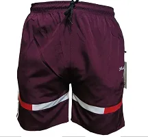 Classic Polycotton Solid Shorts for Men, Pack of 2-thumb2