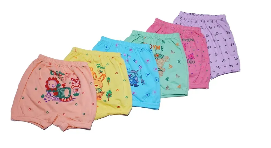 MAGLU Basic Super Soft Bloomer | Unisex, 100% Pure Innerwear | Breathable and Super Soft Underwear |, Baby Bloomer.(0-3 Month)