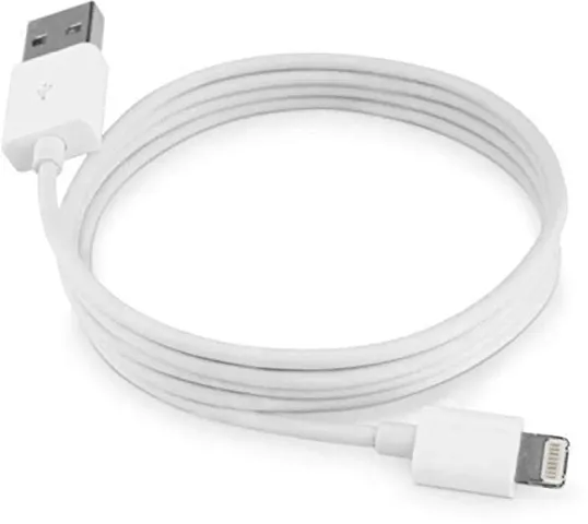 E Innovative USB Data Sync and Charging Cable for iPhone, iPad Air, Mini, iPod NanoMand Touch (White)