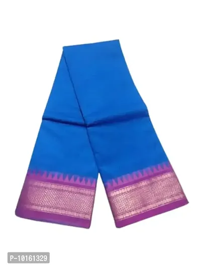 Fancy Cotton Saree Without Blouse Piece For Women-thumb0