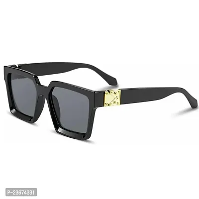 Pack of 2 new trendy unisex Badshah black sunglasses, goggles for boys, girls, men and women.-thumb3