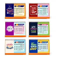 ESCAPER Good Things Motivational Desk Calendar 2024 with Quotes 12 Monthly Pages with Thick Paper Twin-Wire Binding for New Year Daily Planning (A5 Size, 8.5 x 5.5)-thumb3