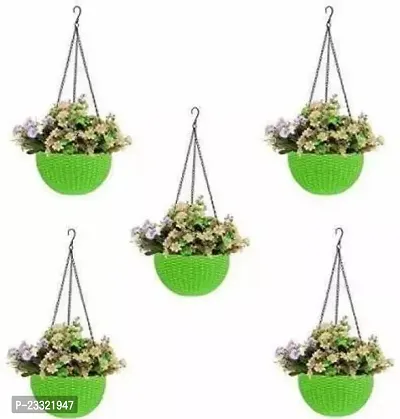 Hanging Flower Pots With Metal Chain10 Pack Of 5-thumb0