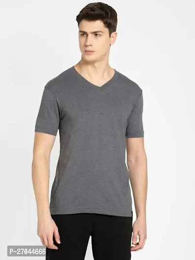 Classic Cotton Solid T-Shirt for Men