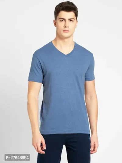 Classic Cotton Solid T-Shirt for Men-thumb0