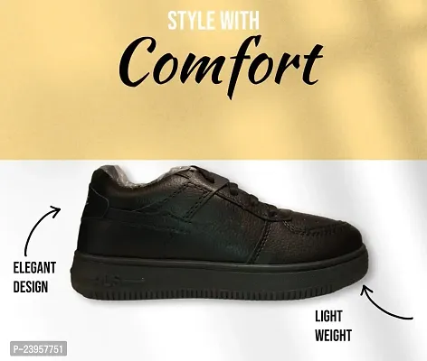 Stylish Black Synthetic Self Design Training Shoes For Women-thumb0