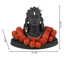 Adiyogi Statue for Car Accessories for Dash Board, Pooja  Gift,Decore Items for Home  Office, Made in India (Adiyogi)-thumb3
