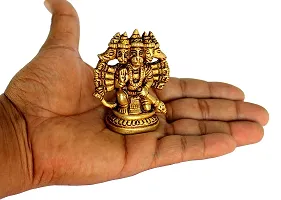 (8 Metals) Made Five (5) Faced Hanuman ji Idol/Brass Panch Mukhi Bajrang Bali Idol/Shri Hanumanji Idol to Protect from Shani and All Kind of Negative Energy (6)-thumb2