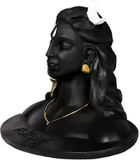 lord Shiva, you will love it Decorative Showpiece Decorative Showpiece Decorative Showpiece - 16 cm  (Polyresin, Black)-thumb3