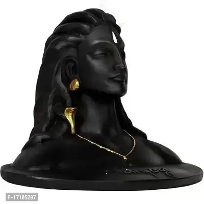 lord Shiva, you will love it Decorative Showpiece Decorative Showpiece Decorative Showpiece - 16 cm  (Polyresin, Black)-thumb2