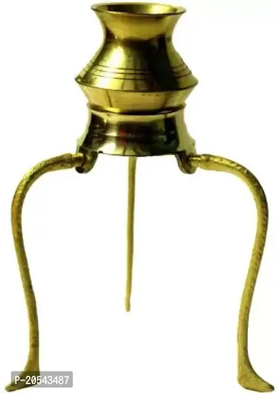 TIPAHEE LOTI 12 cm Religious Idol  Figurine  (Brass, Gold)-thumb0