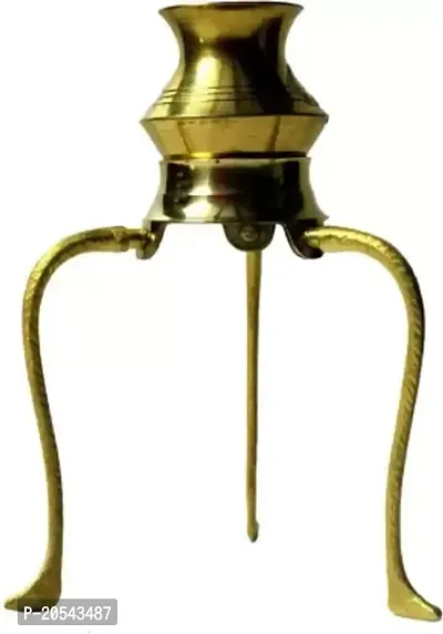 TIPAHEE LOTI 12 cm Religious Idol  Figurine  (Brass, Gold)-thumb2