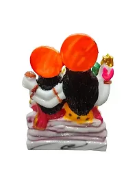 Shiv Parivar Murti | Shiv Parvati Ganesh God Shiva Idol | Mahadev Family Statue Vastu Pooja Gift Item Home Mandir Standard Multicolour shiv parivar-thumb1