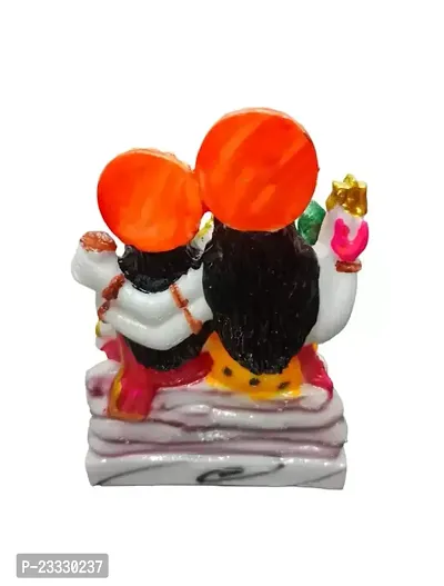 Shiv Parivar Murti | Shiv Parvati Ganesh God Shiva Idol | Mahadev Family Statue Vastu Pooja Gift Item Home Mandir Standard Multicolour shiv parivar-thumb2