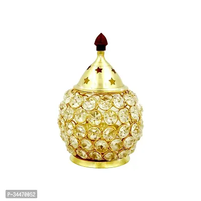 Decorative Brass Diya for Pooja-thumb2