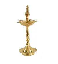 Decorative Brass Diya for Pooja Pack of 2-thumb2