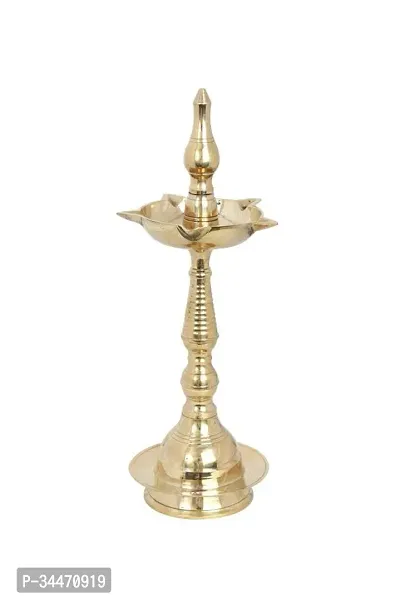 Decorative Brass Diya for Pooja Pack of 2-thumb2