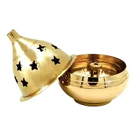 Decorative Brass Diya for Pooja-thumb2