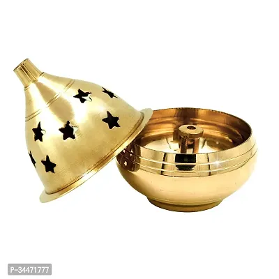 Decorative Brass Diya for Pooja-thumb3