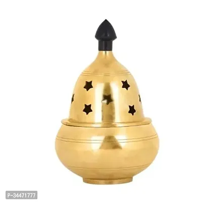 Decorative Brass Diya for Pooja-thumb2