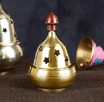 Decorative Brass Diya for Pooja-thumb3