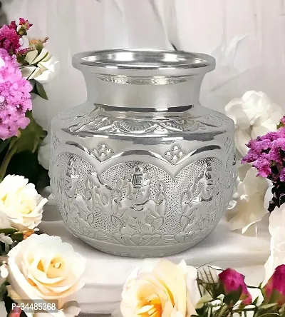 Pooja Kalash Lota Silver Finish Perfect-thumb0