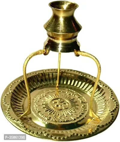 Thali with Shivling Stand and Jal Abhishek Kalash Lota for Pooja-thumb0