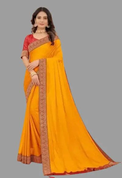 Inrebic Women's Beautiful Ethinic Wear Saree With Unstiched Blouse Piece (RE_10227)