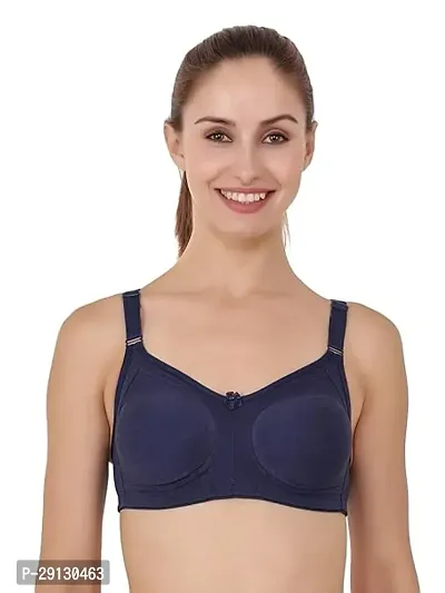 Classic Cotton Hosiery Solid Bra for Women-thumb5