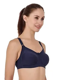 Classic Cotton Hosiery Solid Bra for Women-thumb1