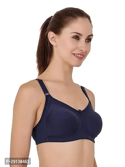 Classic Cotton Hosiery Solid Bra for Women-thumb2