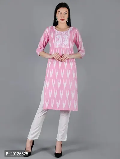 Fancy Rayon Straight Kurta for women