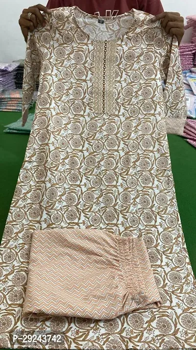 Fancy Rayon Kurta Bottom  Set For Women