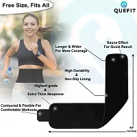 Slimming Belt for Stomach Fitness Belt For Exercise, Workout For Men And Women (Pack Of 1, Sea Green)-thumb4