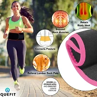 Slimming Belt for Stomach Fitness Belt For Exercise, Workout For Men And Women (Pack Of 1, Royal Pink)-thumb3