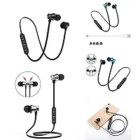 Bluetooth Neckband Magnet Wireless Stereo Earphones Bluetooth with Mic Noise Cancelling Headsets Compatible with All Android Smartphones-thumb2