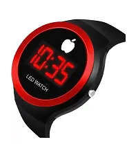 Digital Sports Led  Watch (Red Dial Black Color Strap)-thumb1