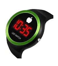 Digital Sports Led Boy's Watch (Green Dial Black Color Strap)-thumb1