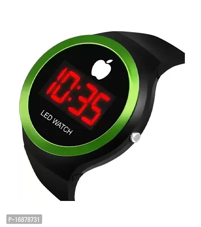 Digital Sports Led Boy's Watch (Green Dial Black Color Strap)-thumb2