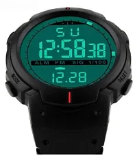 Digital Watch Multi-Functional Automatic Black Strap Waterproof Sports Watch for Men-thumb4