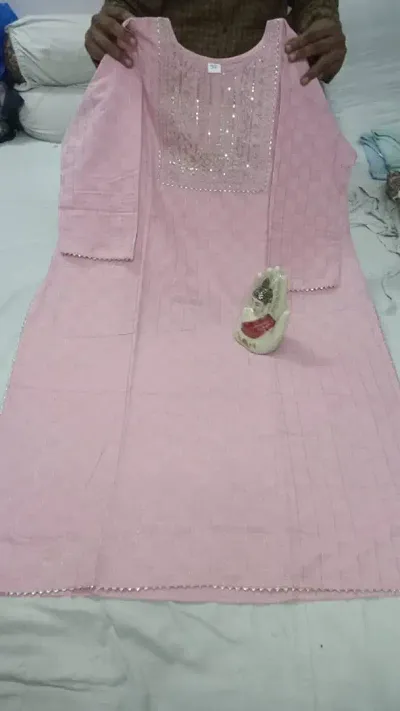 Embellished Straight Kurta