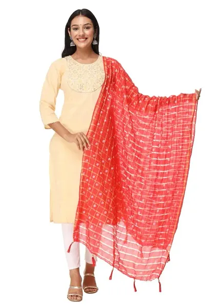 Party wear cotton kurti pant with duppata 