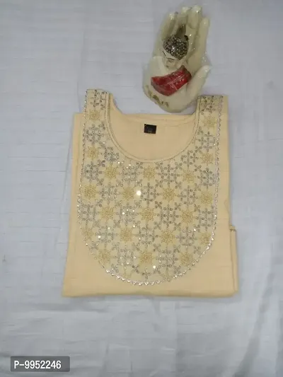 Trending designer cotton embroidered kurti-thumb2