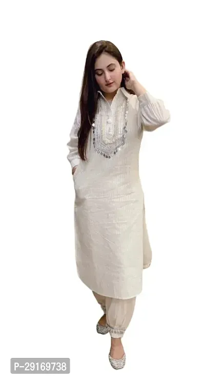 Afghani salwar suit Set fabric lurex-thumb0