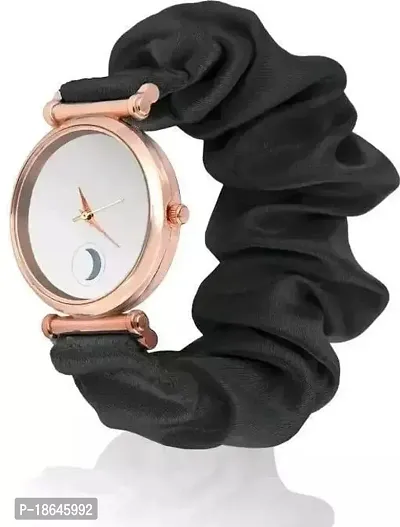 Stylish Black Silicone Analog Watches For Women Combo-thumb0
