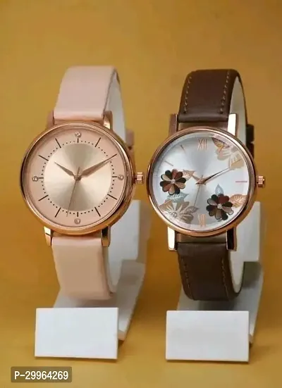 Stylish Analog Watch for Women Pack of 2