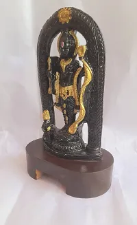 Aluminum Metal Ram Lalla Idol Ayodhya with Mdf Base Murti Statue-thumb3